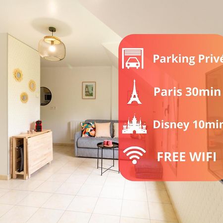 Le Bienvenue Apartment Bussy-Saint-Georges Bagian luar foto