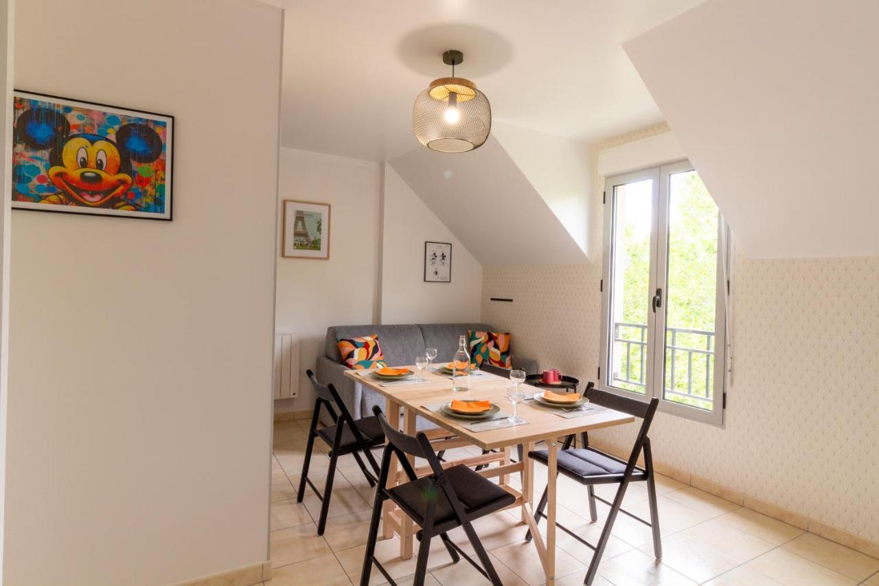 Le Bienvenue Apartment Bussy-Saint-Georges Bagian luar foto