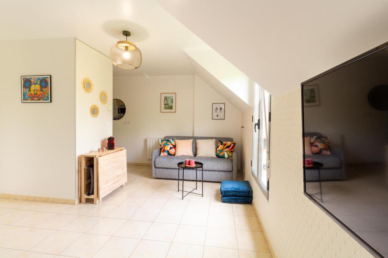 Le Bienvenue Apartment Bussy-Saint-Georges Bagian luar foto